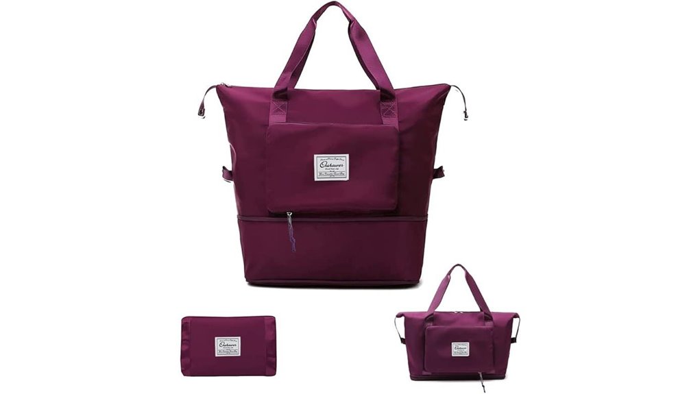 foldable travel bag dry wet