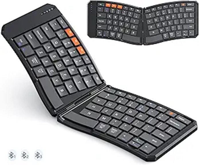 Top Compact Bluetooth Keyboards Travelers Swear By 4 foldable ultra thin bluetooth keyboard