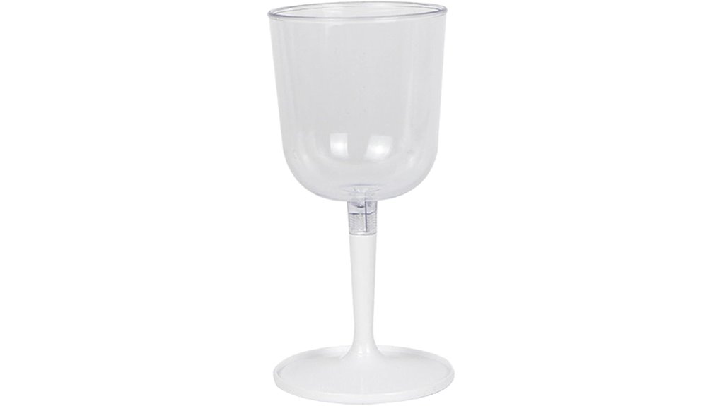 Best Foldable Picnic Wine Glasses for Travel (Durable Plastic) 14 foldable unbreakable wine stem