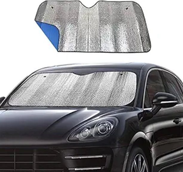 foldable uv windshield sunshade