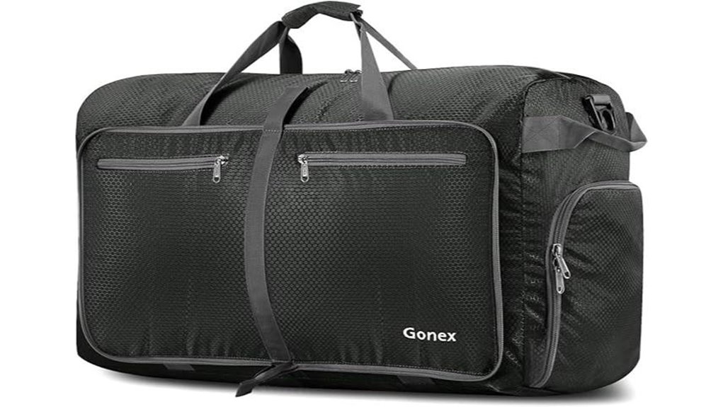 Best Foldable Travel Duffels With End Shoe Pockets 5 foldable water repellent travel duffle