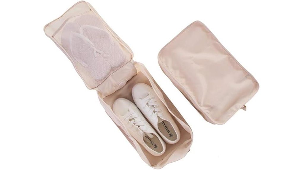 foldable waterproof shoe pouches
