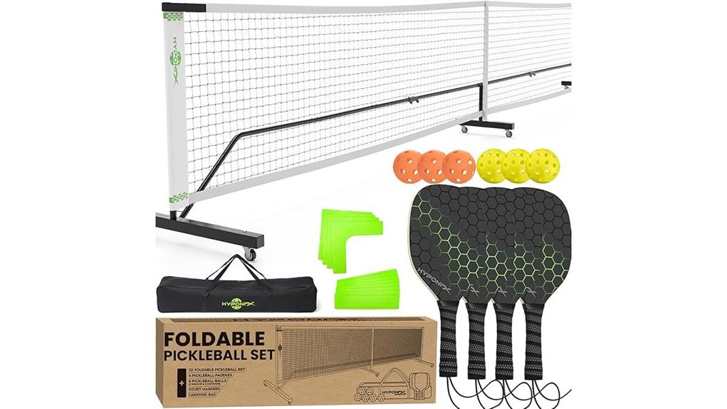 Must-Have Travel Pickleball Sets Every Player Will Love 12 foldable wheeled pickleball set