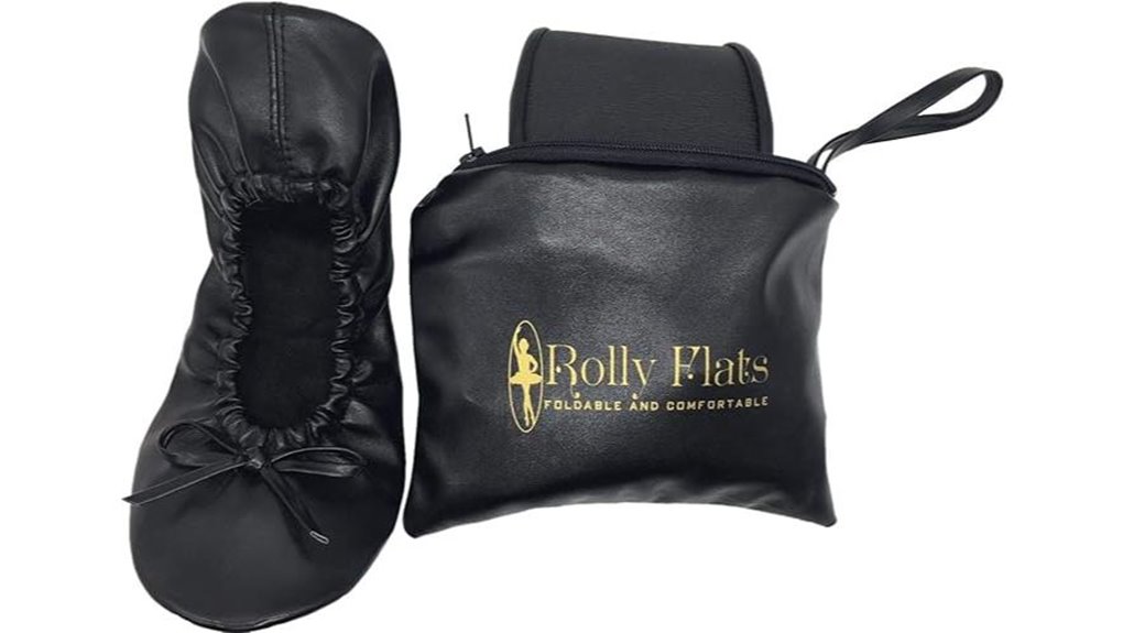 foldable women s ballet travel slippers