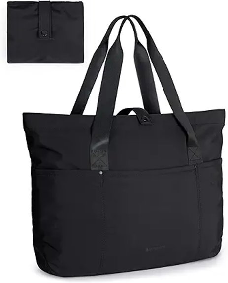 Tote Bags with a Zipper Top (Anti-Spill Travel Totes) SpillFree 1 foldable zippered tote bag