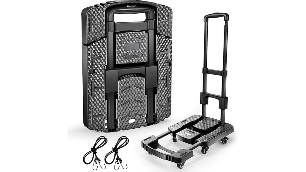 Best Fold-Flat Collapsible Luggage Carts for Heavy Bags 1 folding 500lb luggage cart