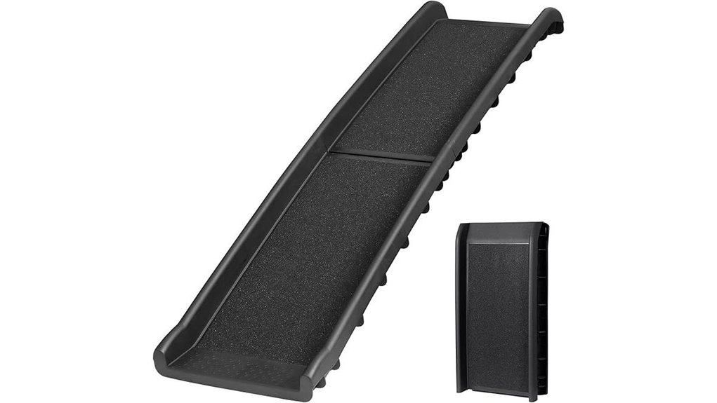 Foldable Pet Ramps for Car Travel Keep Your Furry Friend Safe 14 folding 62 inch dog ramp