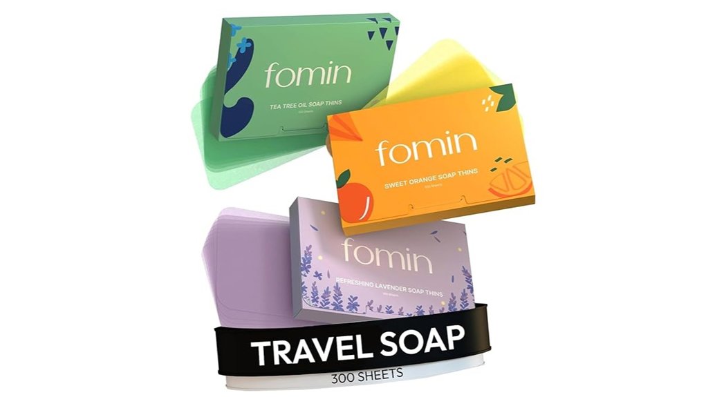 Travel-Friendly Soap Sheets That Keep You Fresh on the Go 5 fomin antibacterial paper sheets