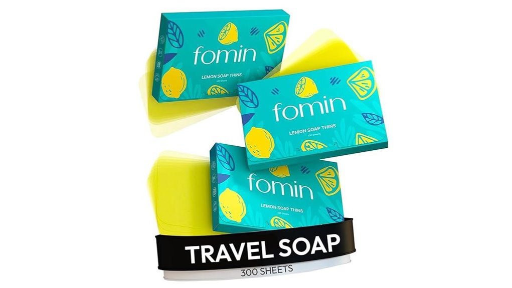 Best Biodegradable Soap Sheets for Campers & Hikers 13 fomin lemon antibacterial sheets