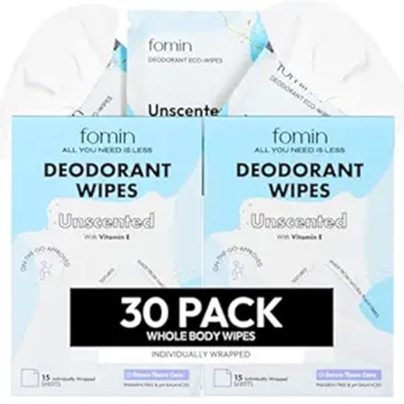fomin travel unscented wipes