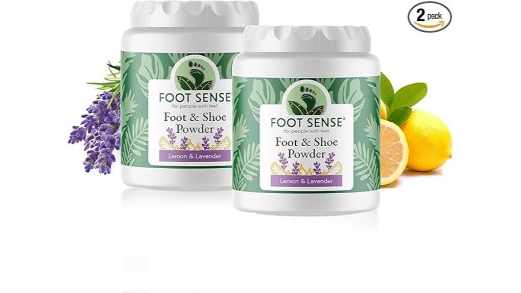 Best Travel-Size Foot Powders for Hot-Weather Walking 5 foot sense talc free 2 pack
