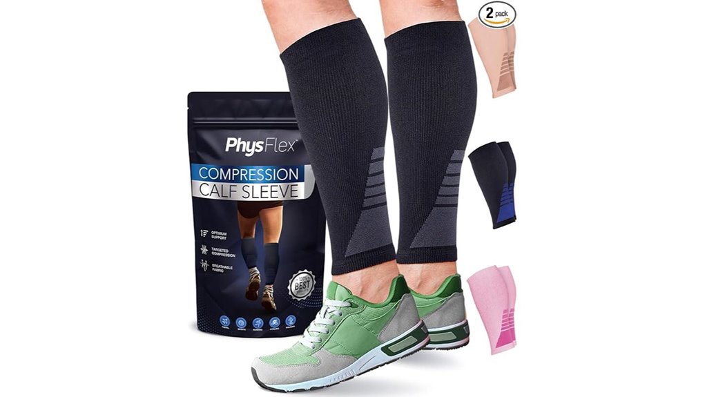 Top Compression Calf Sleeves That Speed Walking Recovery 8 footless calf compression sleeve
