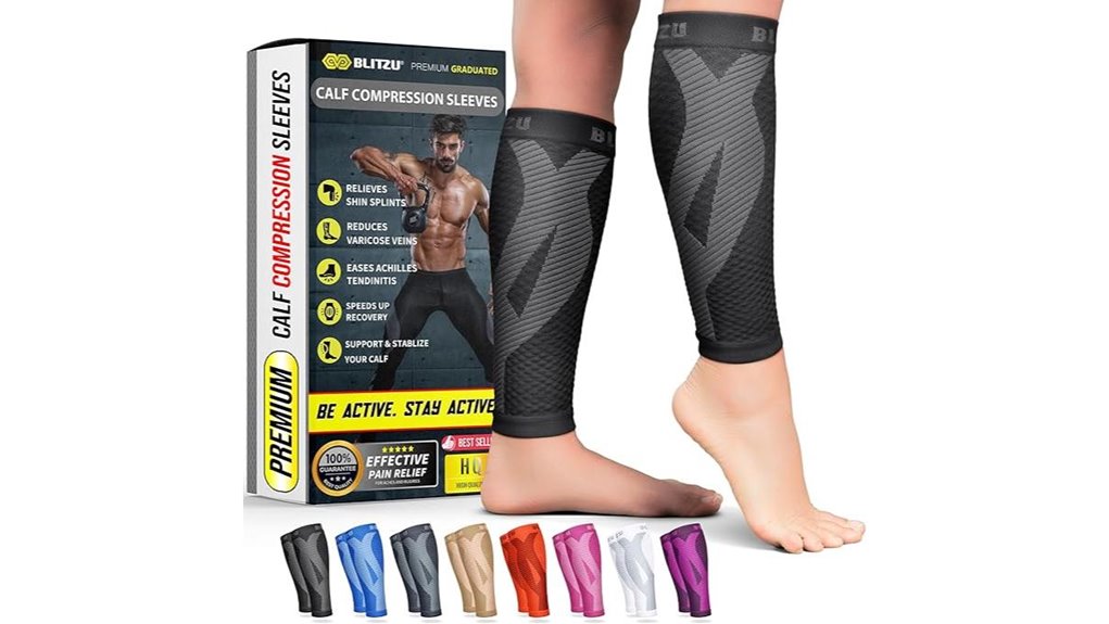 Top Compression Sleeves for Calf Walking Recovery 1 footless calf compression sleeve