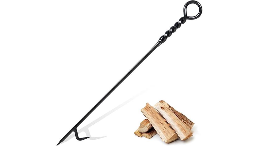 Top Fire Pit Poker Tool Every Backyard Fire Starter Needs 2 forty inch twisted rope poker