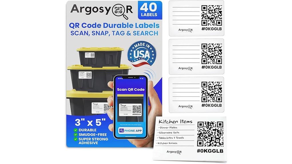 Best Packing Cube Labels and Tags That Make Finding Items Quick 8 forty large 3x5 smartqrcode