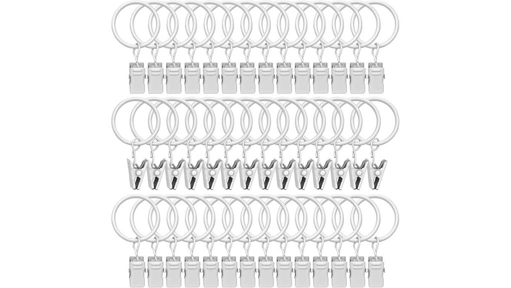 Best Curtain Clips for Hotel Rooms That Block Light Gaps 8 forty two metal curtain rings