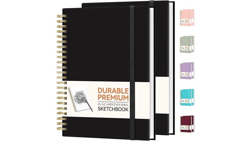 Must-Have Sketchbooks for Traveling Artists 7 forvencer dual spiral sketchbooks