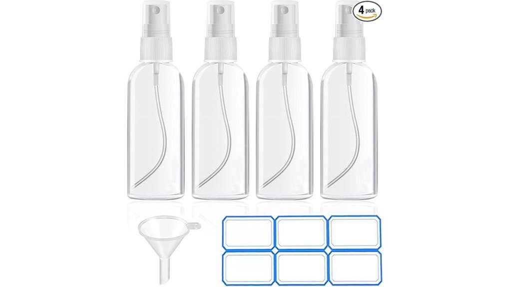 Mini Spray Bottles That Keep Fabric Fresh Instantly 8 four 1oz travel sprays