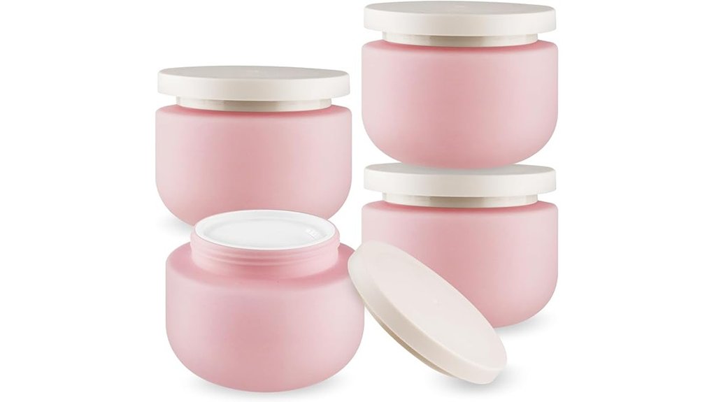 Best Leak-Proof, Wide-Mouth Travel Jars for Balms & Creams 12 four 250g lidded cream