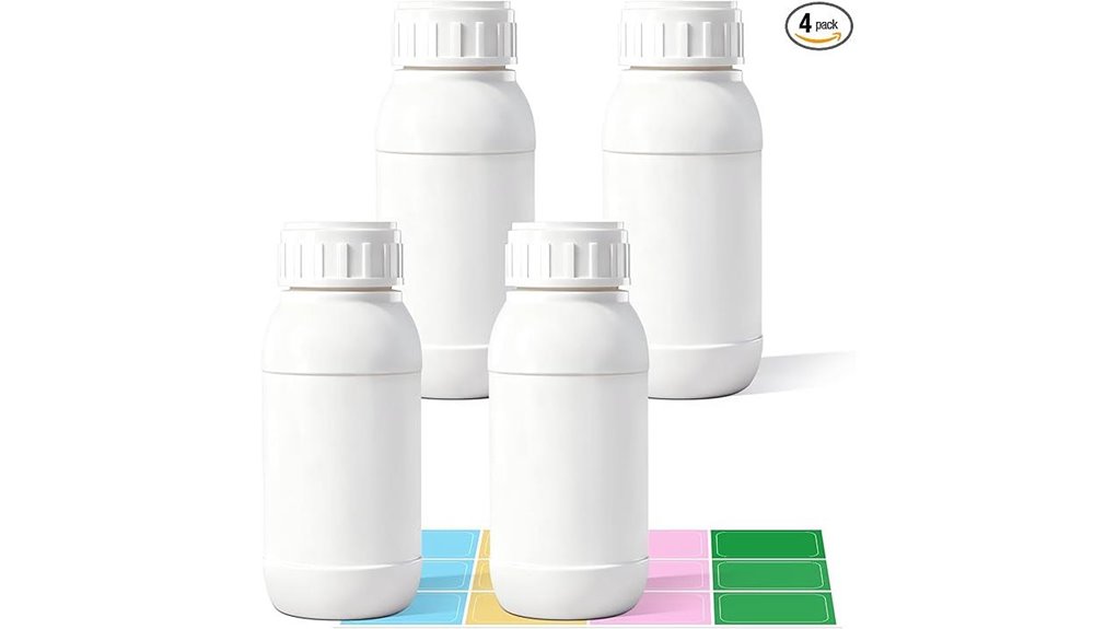 Refillable Travel Bottles With Wide Openings Prevent Spills 9 four 3 4oz bpa free bottles