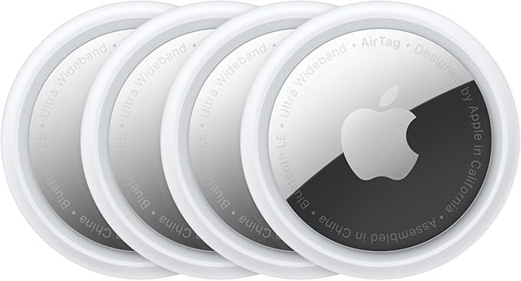 Top Bluetooth Trackers to Keep Your Luggage and Keys Safe 4 four airtags for essentials