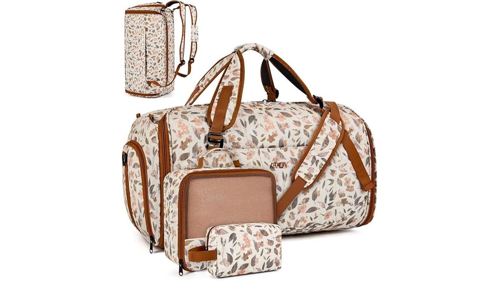 Garment Bags with Shoe Pockets for a Wedding Weekend 9 four in one convertible garment bag