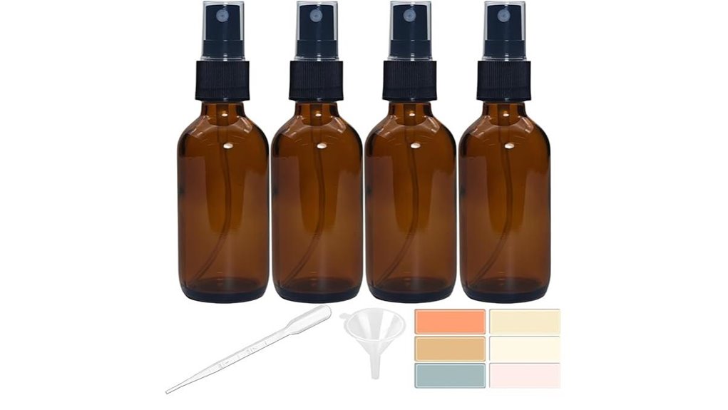 Mini Spray Bottles That Keep Fabric Fresh Instantly 5 four mini amber sprays
