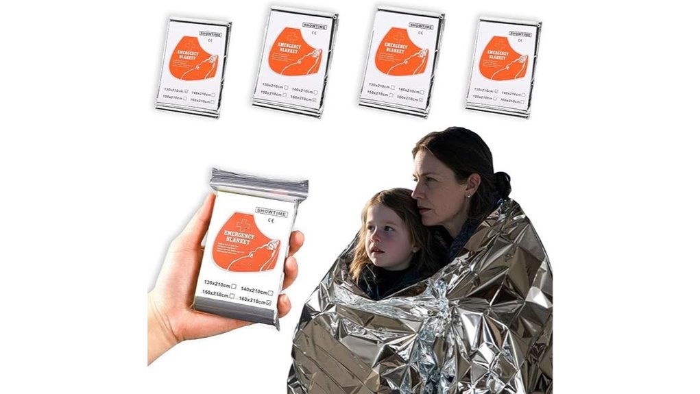 Top Emergency Mylar Thermal Blankets You Need on Hand 7 four mylar emergency blankets