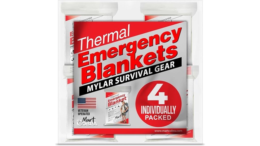 Top Emergency Mylar Thermal Blankets You Need on Hand 1 four mylar emergency blankets