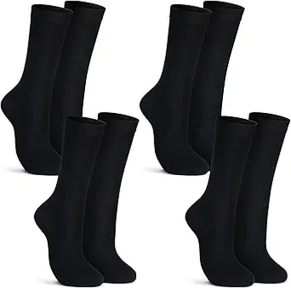 Top Travel Sock Liners to Prevent Blisters Before They Start 3 four pack silk hiking socks