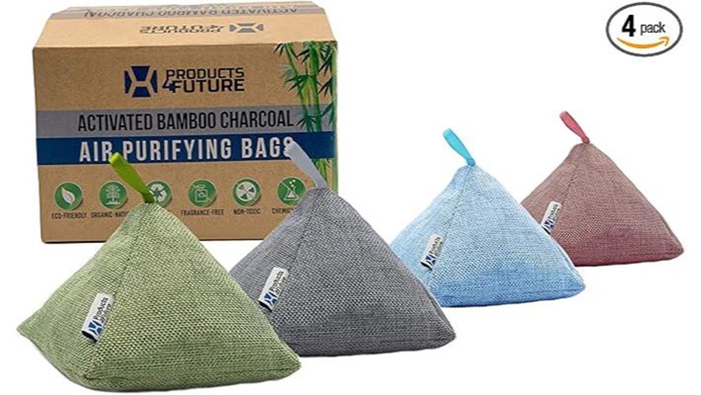four packed bamboo charcoal purifiers