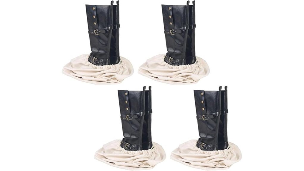 four piece cowboy boot storage