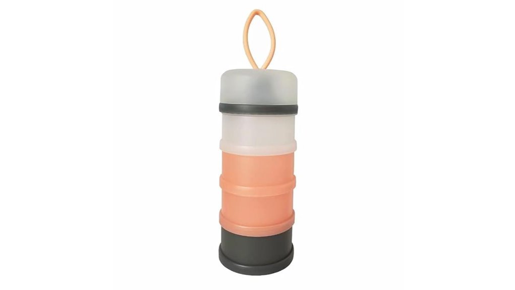 Best Leakproof Stackable Snack Containers for Day Tours 9 four piece twist lock snackware