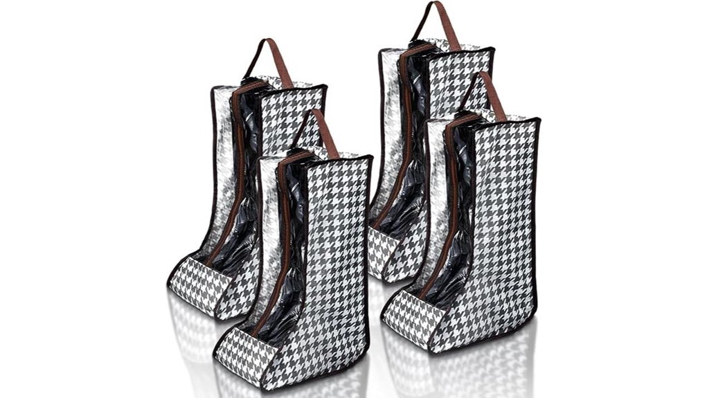 four portable cowboy bags