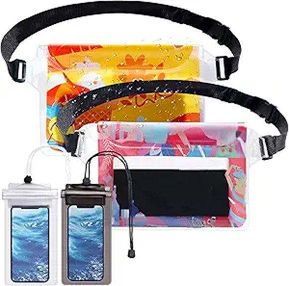 Money Pouches: Waterproof Waist Packs for Beach Days 15 four waterproof fanny pouches