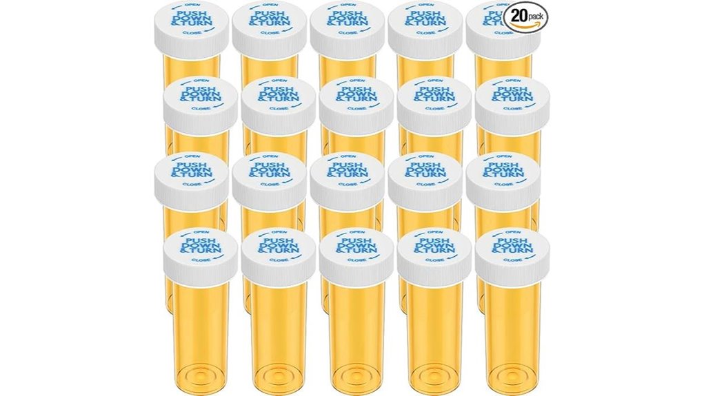 Best Small, Labeled, Durable Travel Pill Bottles You Need 8 four word summary empty plastic medicine bottles