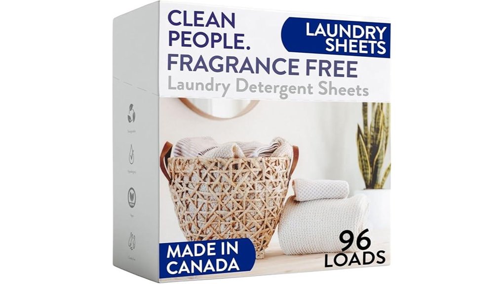 Laundry Detergent Sheets For Handwashing: The Ultimate Pick 14 fragrance free 96 sheet pack