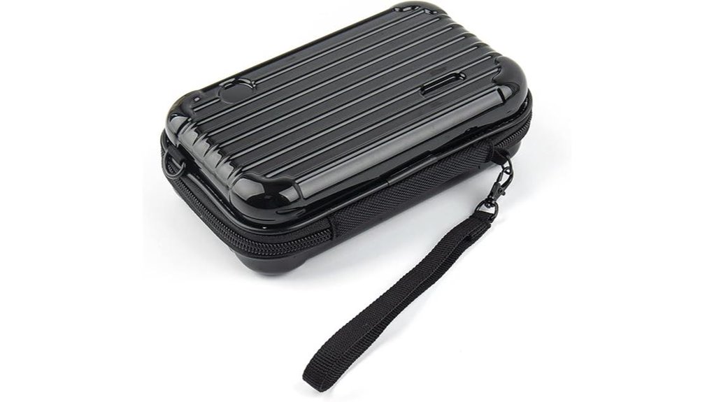 Hard‑Shell Vanity Cases (Mini Suitcases) You Need in Style 3 framendino black hard shell bag