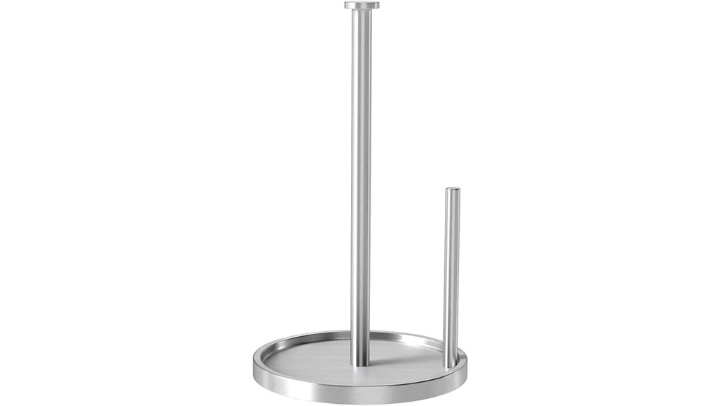 Must‑Have Paper towel holder (weighted) That Keeps Sheets Dry 15 freestanding stainless towel holder