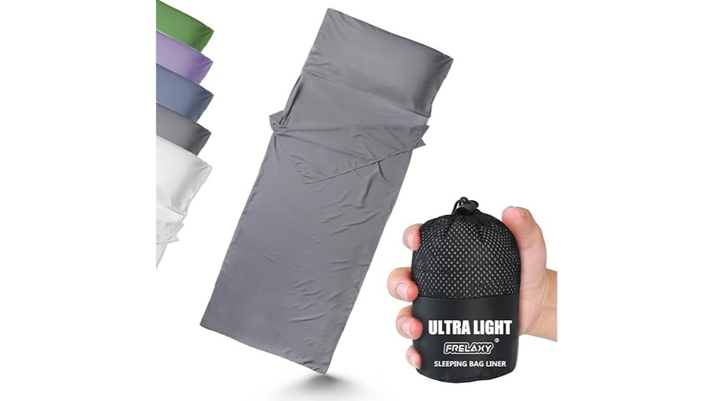 Top Travel Bed Sheets (Sleeping Bag Liners) That Keep You Cozy 12 frelaxy ultralight bag liner