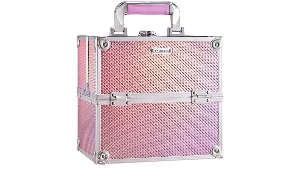 Top Spillproof Travel Makeup Palettes (Hard Cases) That No Leak 5 frenessa makeup case lockable