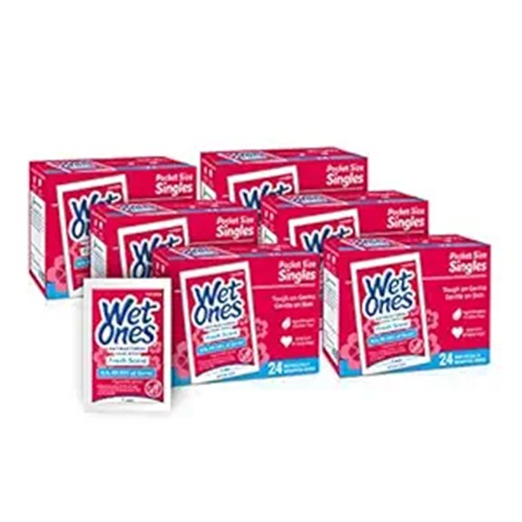 Best Travel Wet Wipes That Stay Moist (Better Seals) 15 fresh antibacterial hand wipes
