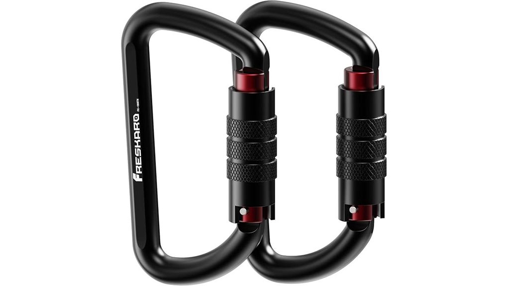 Best Carabiners for Travel: Locking vs Non‑Locking Picks 5 freskaro 3in auto 12kn