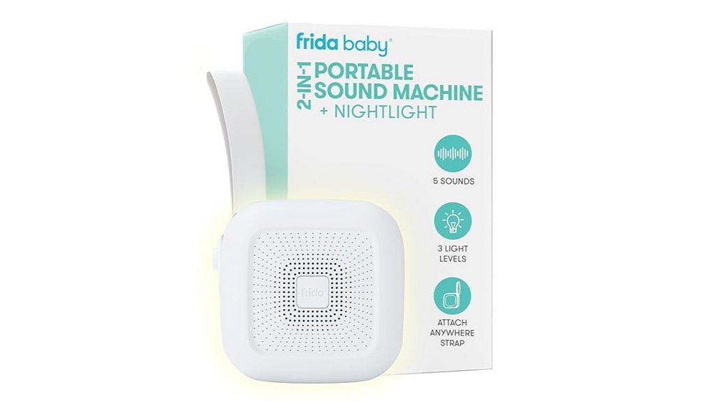 Best Travel White Noise Machine (Clip-On) for Quiet Travels 9 frida portable white noise