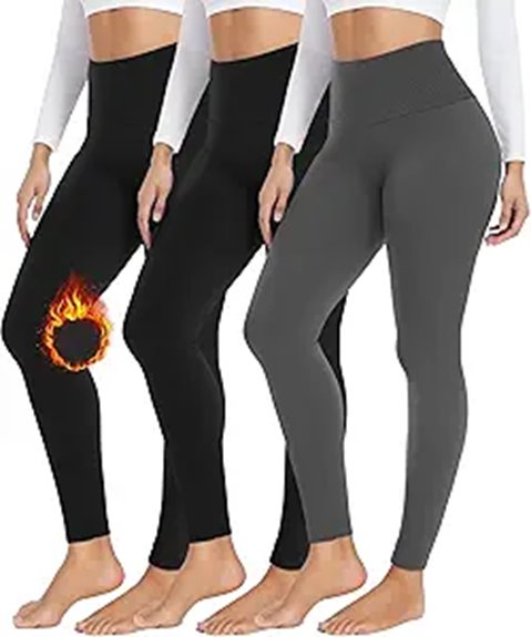 Travel-Ready Thermal Leggings That Never Itch 5 fullsoft 3 pack fleece leggings