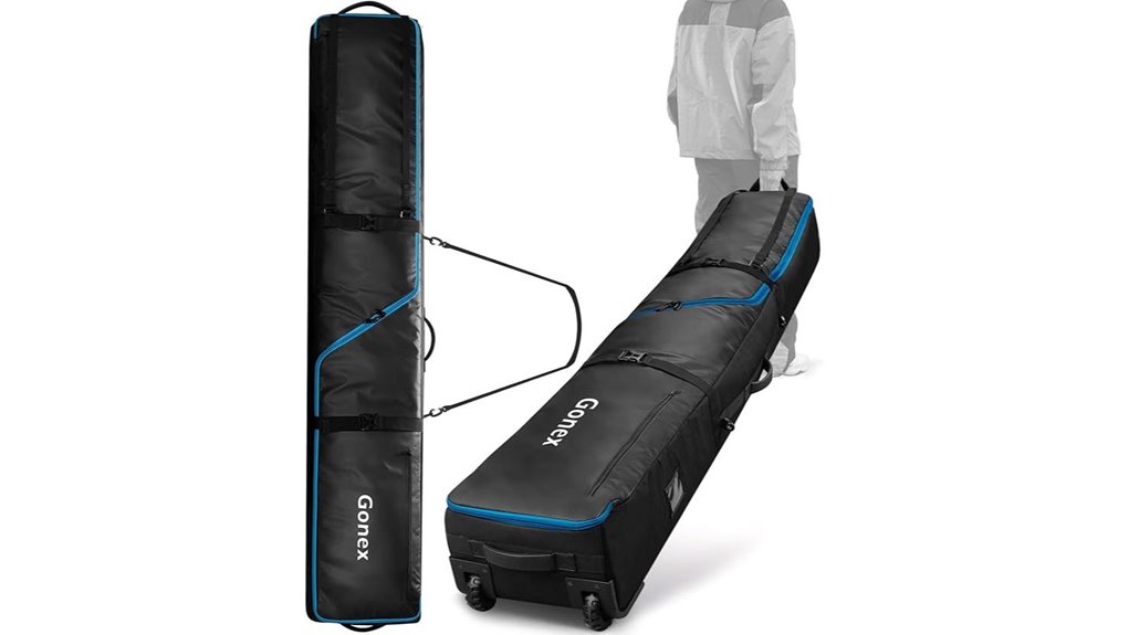 The Most Durable Snowboard Bags with Wheels 6 fully padded adjustable snowboard