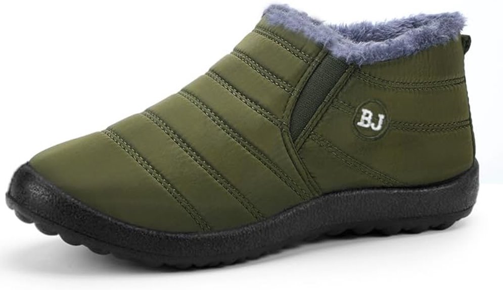 Best Traction-Friendly Winter Boots for Travel Lightweight 3 fur lined waterproof ankle boots