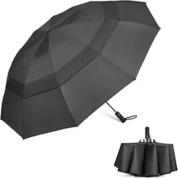Travel-Friendly Umbrellas for Tall People (Extra Canopy) Best 1 g4free 10 rib golf umbrella