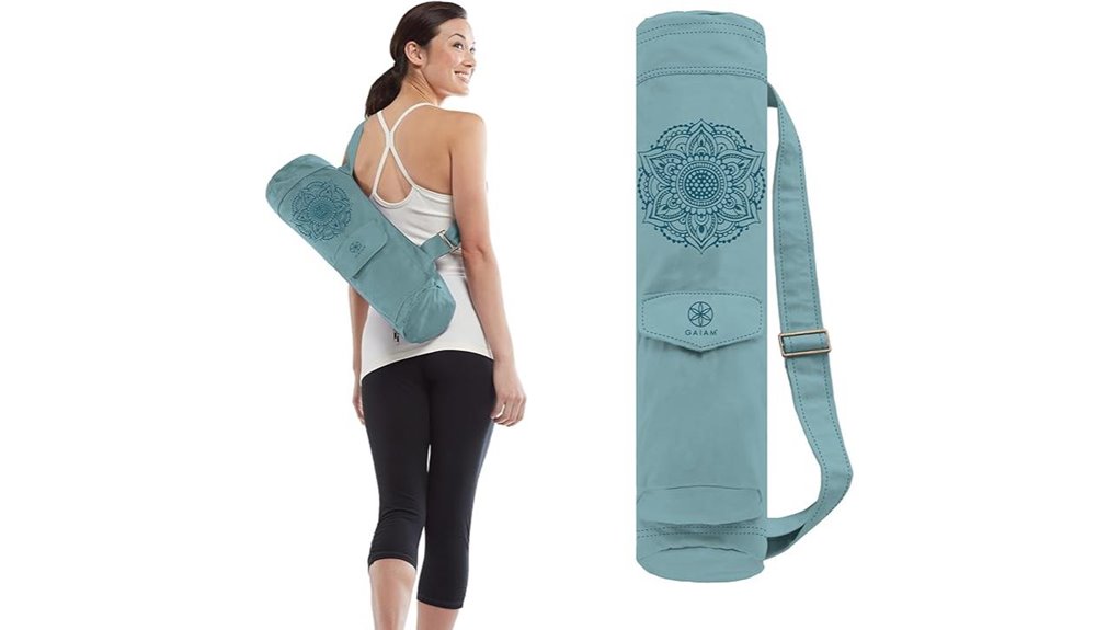 Best Yoga Mat Straps & Carriers to Keep Your Mat on the Go 15 gaiam mat carrier pocket