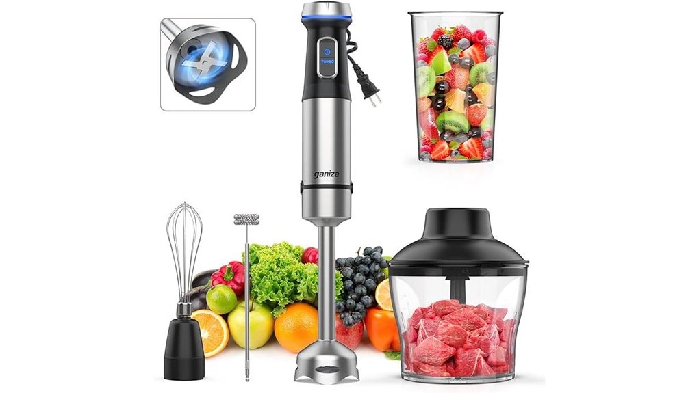 Best Immersion Blender That Will Transform Your Kitchen 9 ganiza 5 in 1 1000w blender